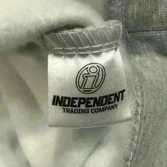 NWT RIPPED N DIPPED Hoodie Jacket Ash Heather Graphic Front /Back Unisex Sz L - Picture 8 of 13